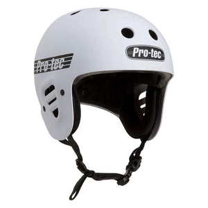 Protec Helmets Protec Full Cut Certified BMX/Skate ABS Hard Shell Matte White 11 Adjustable