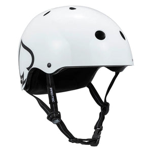 Protec Helmets Protec Low Pro Certified BMX/Skate ABS Hard Shell Gloss White 11 Adjustable