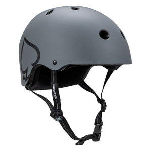 Protec Helmets Protec Low Pro Certified BMX/Skate ABS Hard Shell Matte Grey 11 Adjustable
