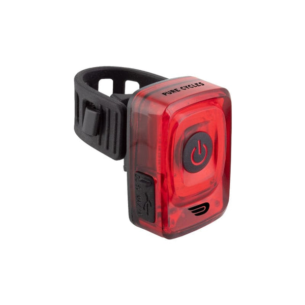 Pure cycles Lights Pure cycles City Cube Tail Light Black 4 Rear Silicone Strap USB Not Published