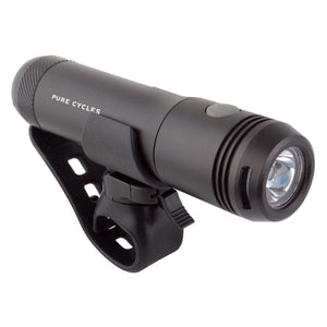 Pure cycles Lights Pure cycles City Torch Head Light Black 5 Front Silicone Strap USB-C 300