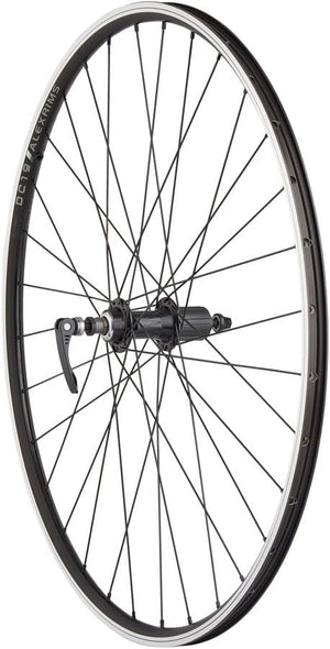 Quality Wheels Rear Wheel Quality Wheels Value Double Wall Series Rear Wheel - 700 QR x 135mm Rim Brake HG 10 BLK Clincher 32H