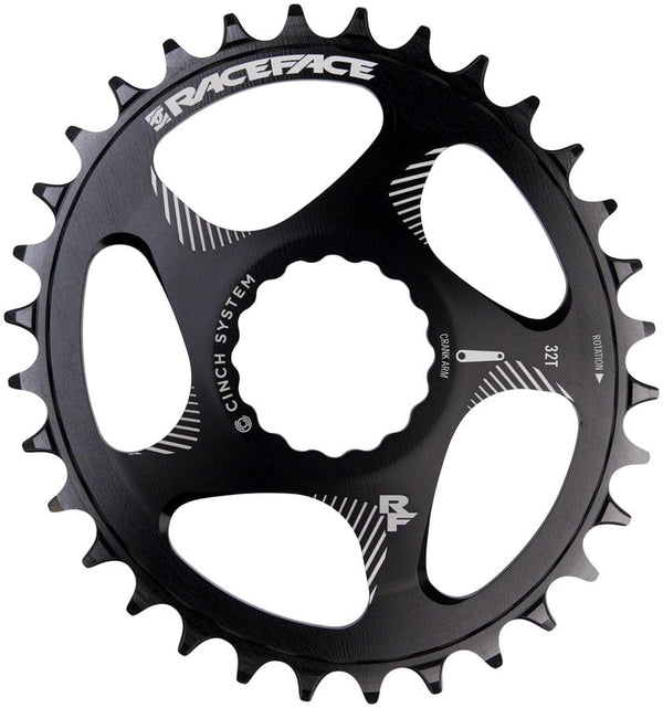 RaceFace Chainrings 28T RaceFace Narrow Wide Oval Direct Mount Chainring - Black
