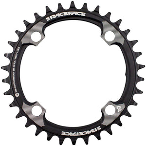 RaceFace Chainrings 34T RaceFace 1x 104 BCD Hyperglide+ Chainring