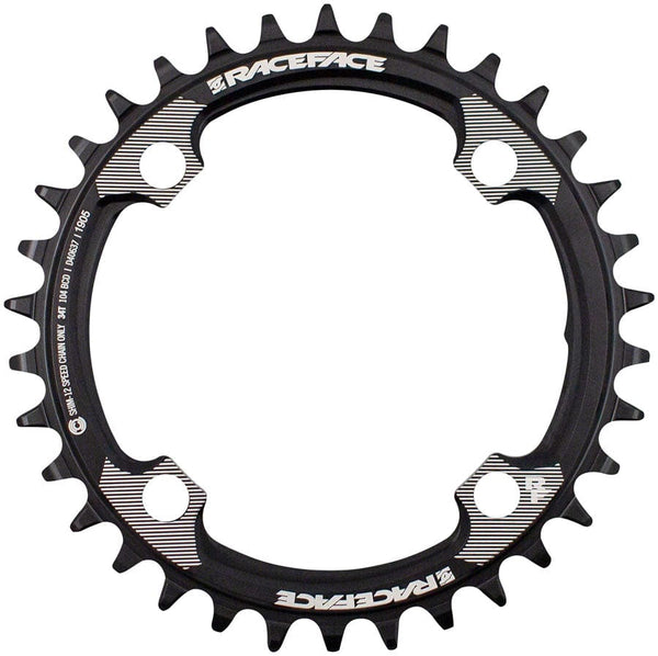 RaceFace Chainrings 34T RaceFace 1x 104 BCD Hyperglide+ Chainring