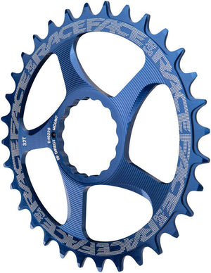RaceFace Chainrings RaceFace Narrow Wide Chainring: Direct Mount CINCH 32t Blue