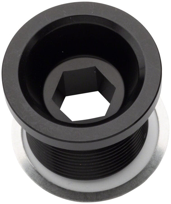 RaceFace Crank Bolts and Parts RaceFace CINCH Crank Bolt and Washer Set - M18x15.4 Gloss Black