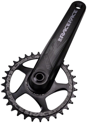 RaceFace Cranksets and Arms 165Mm RaceFace Aeffect R Crankset - Direct Mount CINCH RaceFace EXI Spindle Interface, Black