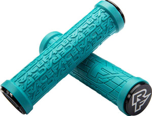 RaceFace Grips RaceFace Grippler Grips - Turquoise Lock-On 33mm
