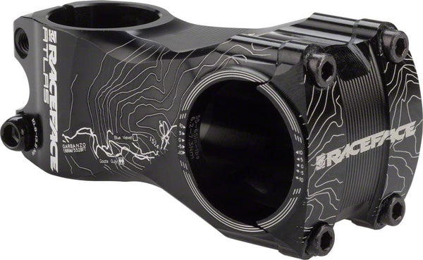 RaceFace Stems RaceFace Atlas 35 Stem - 65 mm 35.0 Clamp +/-0 1 1/8" Aluminum Black