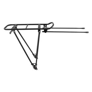 Racktime Exclude Racktime Foldit 1.0 Adjustable Rack Rear Eyelet Black 372mm SnapIt 1.0