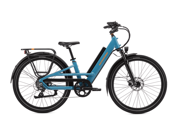 RadPower Bay Blue / Regular: 4'11"-5'8" RadPower Radster Road Electronic Commuter E-Bike