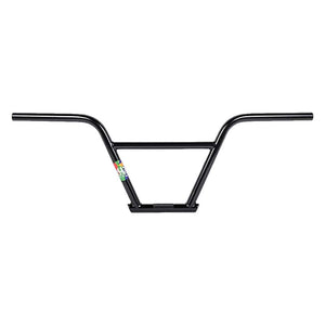 Rant Handlebars Rant NSIXTY 4PC 22.2mm 29` 9.5` 1° 12° Black BMX Chromoly