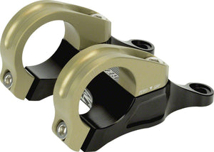Renthal Stems Renthal Integra II Stem - 45mm 31.8 Clamp +/-0 Direct Mount Aluminum BLK/Gold