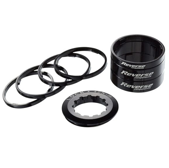 Reverse Cogs & Singlespeed Conversions Reverse Single Speed Spacer Kit Black