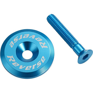Reverse Headset Accessories Light Blue Reverse Ahead Cap with Screw
