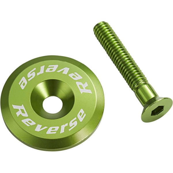 Reverse Headset Accessories Light Green Reverse Ahead Cap with Screw