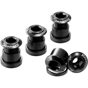 Reverse Nuts & Bolts Black Reverse Chainring Bolt Set - 8pc