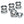 Reverse Nuts & Bolts Silver Reverse Chainring Bolt Set - 8pc