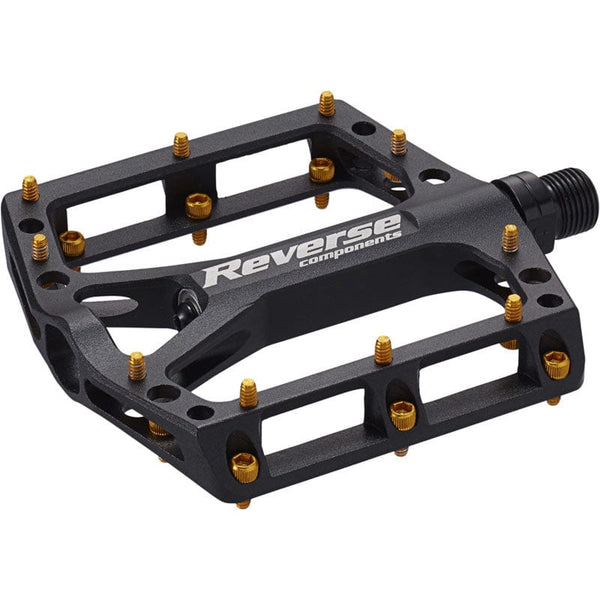 Reverse Pedals Black/Gold Reverse Black One Pedals