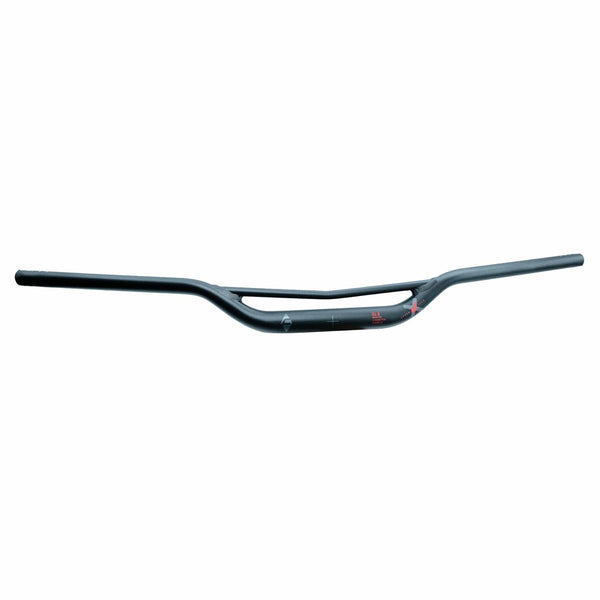 Ridefarr Flat/Riser Handlebar Ridefarr Alloy Supa-Riser MTB Handlebar (31.8) 820mm Black