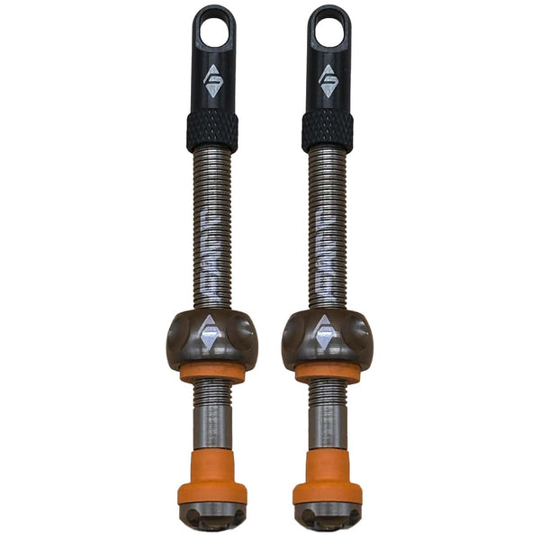 Ridefarr Tubeless Valves Bronze Ridefarr Supa-Flow Tubeless Valve Stem 60mm (Pair)