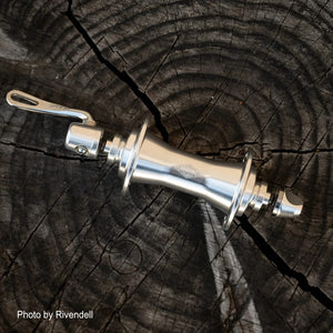 Rivendell Hubs Front (100mm QR) / 32 Rivendell Silver Hubs Quick Release
