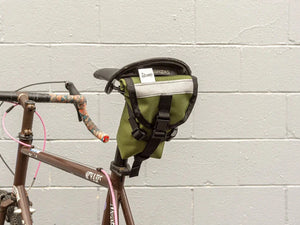 Road Runner Bags Bags/Panniers Olive Roadrunner Drafter Saddle Bag