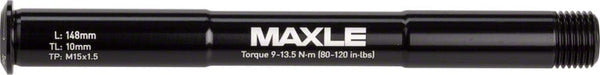 RockShox Axles & Axle Parts RockShox Maxle Stealth Front Thru Axle - 15x100 148mm Length Standard/SID SL/SID 35mm NotCompatible RS- 1 BLK
