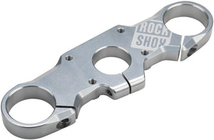 RockShox Crown/Steerer/Uppertube Assembly RockShox BoXXer C1 Flat Upper Crown 0mm Offset 36mm total offset on 27.5 46mm total offset on 29" Gray