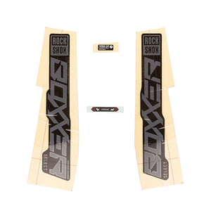 RockShox Fork Decals RockShox Decal Kit for Boxxer SEL Grey/Black 11.4018.105.002