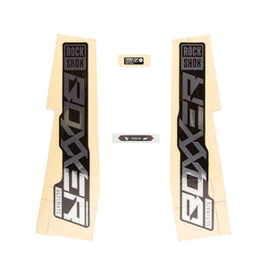 RockShox Fork Decals RockShox Decal Kit for Boxxer ULT Polar/Black 11.4018.105.003