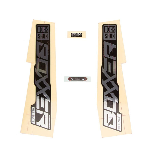 RockShox Fork Decals RockShox Decal Kit for Boxxer ULT Polar/Black 11.4018.105.003