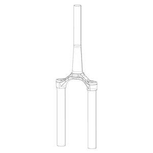 RockShox Fork Uppers RockShox CSU for SIDB/RBA 2927+ 51 TPR BLK 11.4018.008.407