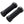 Reverse Youngstar Single Lock-On Grips 28mm Black/Black