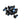 Reverse Disc Rotor Bolts M5x10 12/Pack - Black