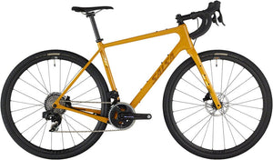 Salsa All-Road Bike 49Cm Salsa Warbird C Force AXS Wide Bike - 700c, Carbon, Mustard Yellow