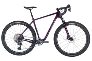 Salsa All-Road Bike Salsa Cutthroat C Rival GX AXS Transmission SUS Bike - 29" Carbon Deep Orchid 58cm