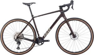 Salsa All-Road Bike Salsa Flyway C GRX 610 12 Bike - 700c Carbon Dark Umber Small