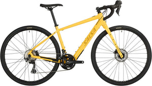 Salsa All-Road Ebike 49Cm Salsa Confluence Drop Bar GRX 600 2x Ebike - 700c, Aluminum, Yellow