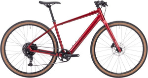 Salsa All-Road Ebike Salsa Confluence Flat Bar Essa 8 eBike - 700c Aluminum Canyon Red LG
