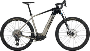 Salsa All-Road Ebike X-Small Salsa Tributary C Rival GX AXS Transmission SUS Ebike - 29", Carbon, Charcoal/Black