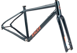 Salsa All-Road Frame Salsa Journeyer Drop Bar Frameset - Aluminum Midnight Blue 55cm