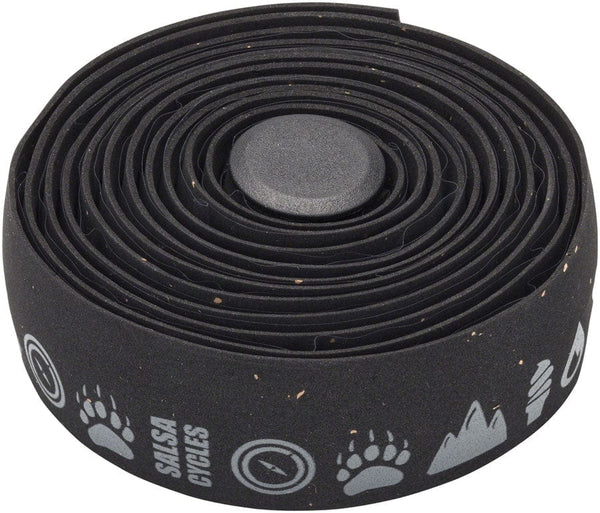 Salsa Bar Tape Black Salsa Glyph Gel Cork Bar Tape