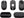 Salsa Cable Stop and Guides Single / Dropper Routing Salsa Cable Port Frame Plugs - 5-pack