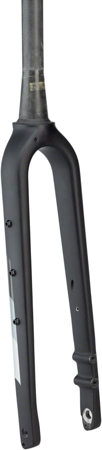 Salsa Cyclocross/Hybrid Fork Salsa Waxwing Carbon Deluxe Fork - 700c/650b 100x12mm Thru-Axle 1-1/8" Tapered Carbon Flat Mount Disc BLK Frameset Color Match