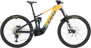 Salsa E-Bikes Small Salsa Notch C Deore 12 Ebike - 29", Carbon, Slate / Apricot