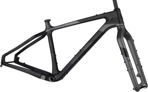 Salsa Fat Bike Frame Salsa Beargrease Carbon Frameset XS Black