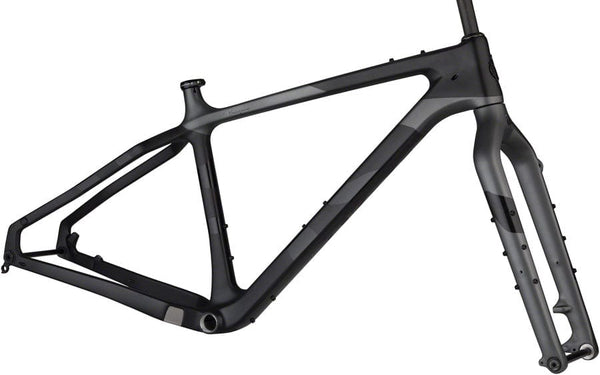 Salsa Fat Bike Frame Salsa Beargrease Carbon Frameset XS Black