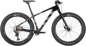 Salsa Fat Bike Large Salsa Beargrease Carbon Deore 11spd Fat Tire Bike - 27.5", Carbon, Black Fade